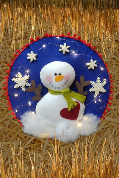 Guirlanda boneco de neve